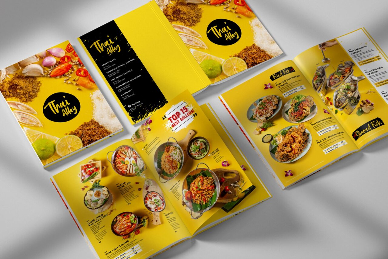 Desain Buku Menu Restoran Jogja Foodior Jogja