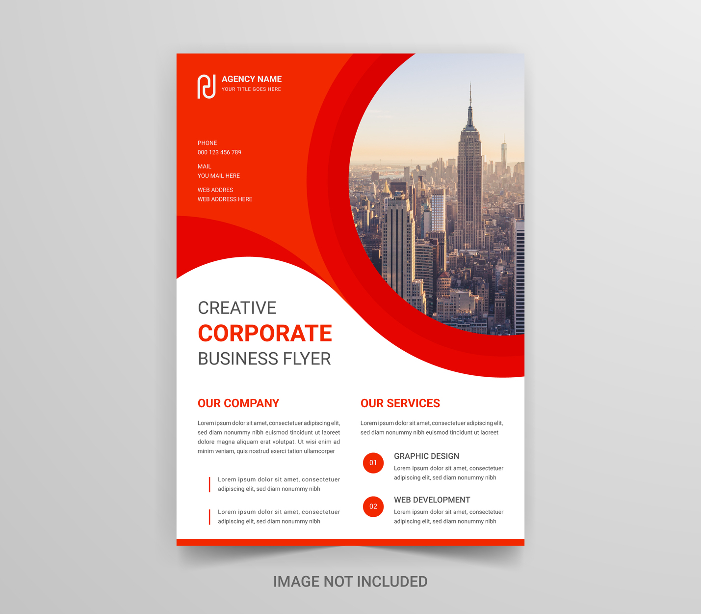company profile design charges