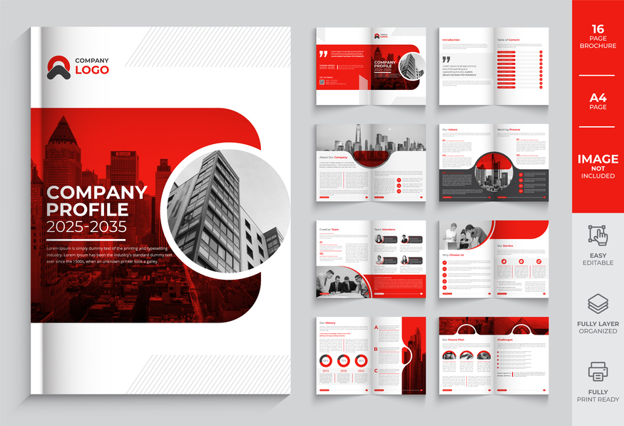 company profile brochure design