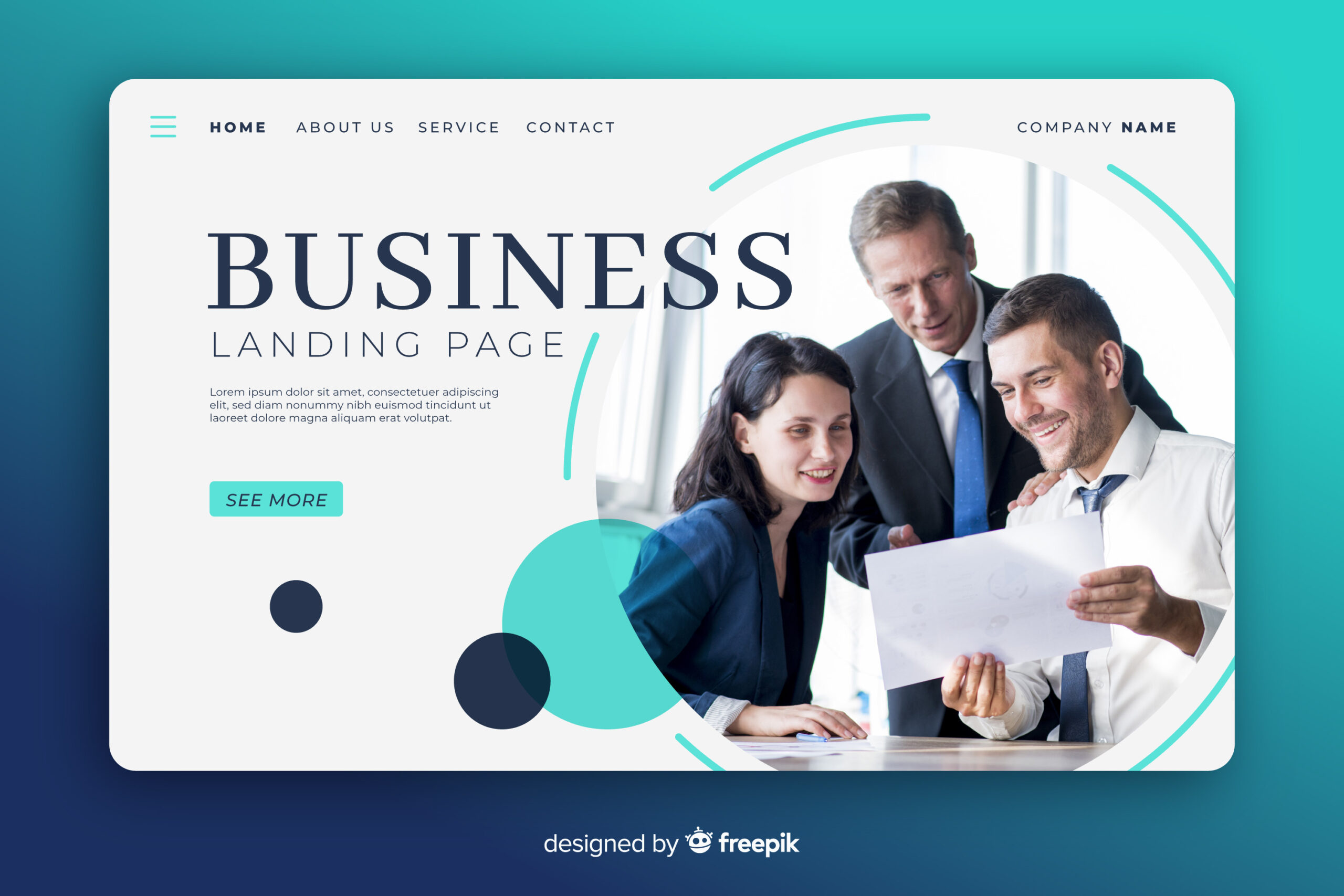 company profile web design