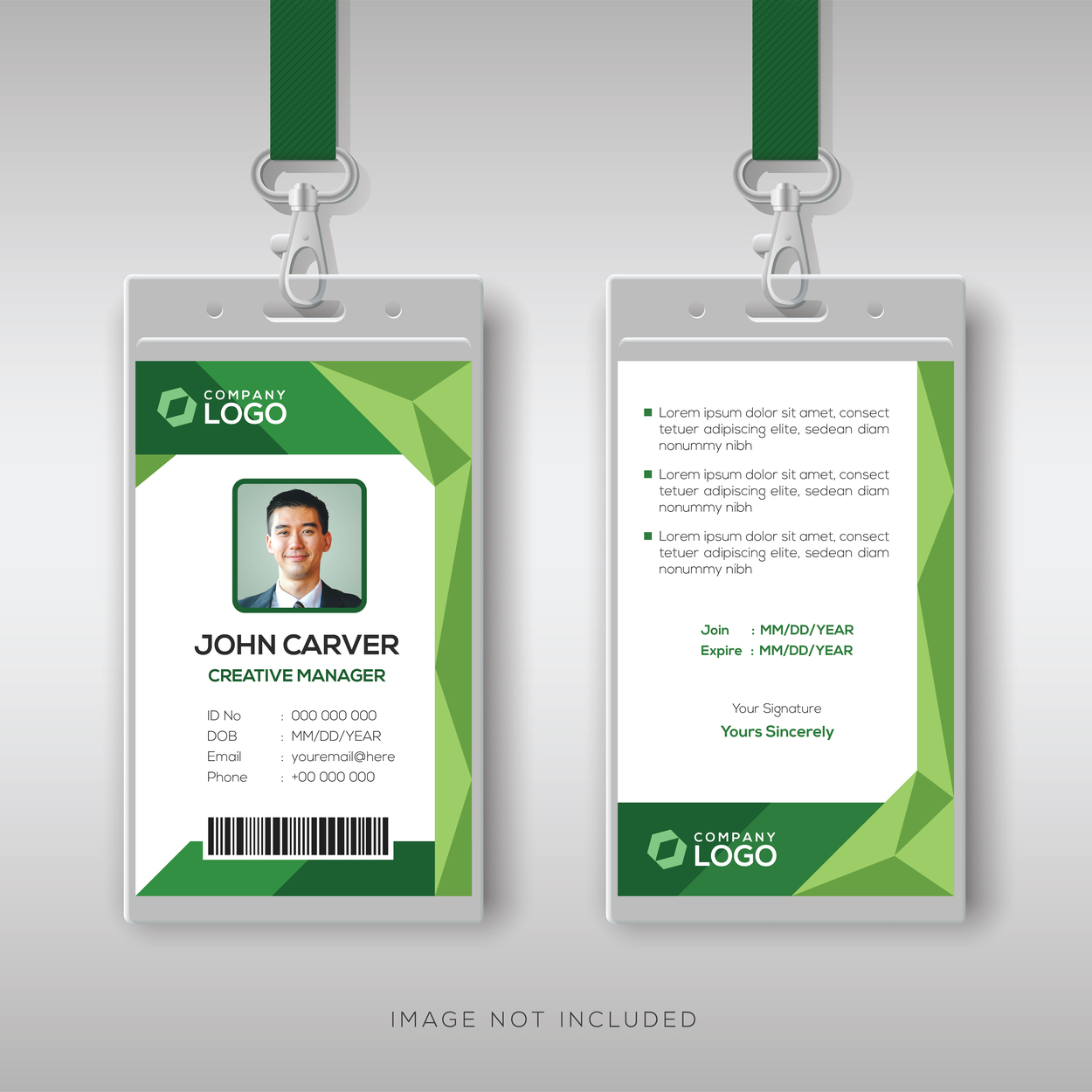 medical id card design